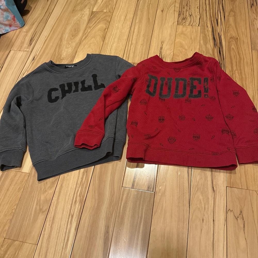 5T long sleeve sweaters